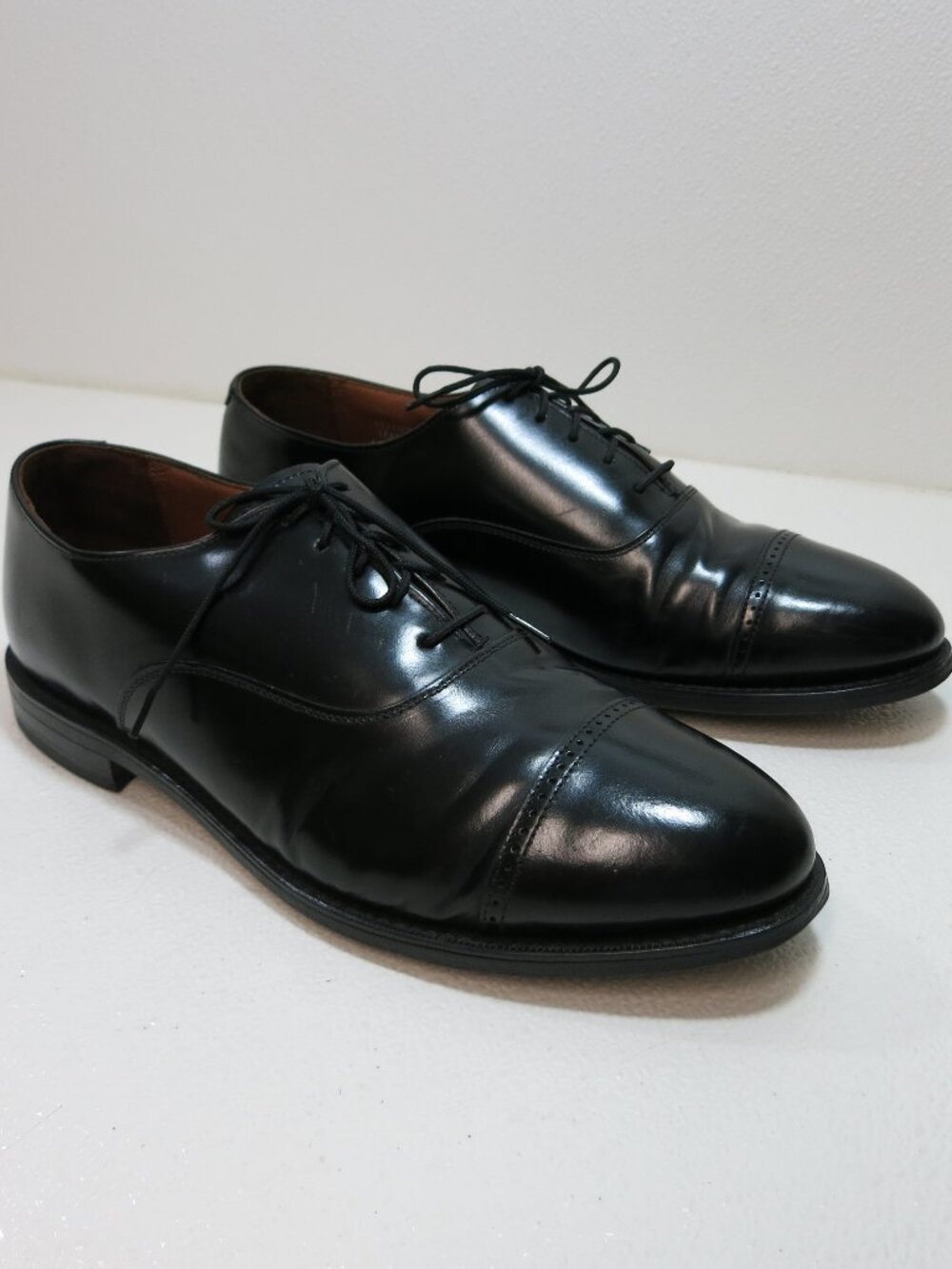 Bostonian Classics Men's Made In USA Leather Oxfords Formal Shoe Size 12 D/B